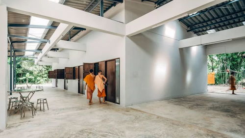 建筑師為120名少年設計了一所寺廟學校,清新 雅致又現(xiàn)代